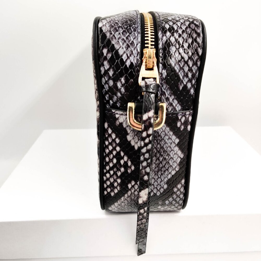 Anine Bing Alice Bag in Cloudy Blue Python - Picture 8 of 10